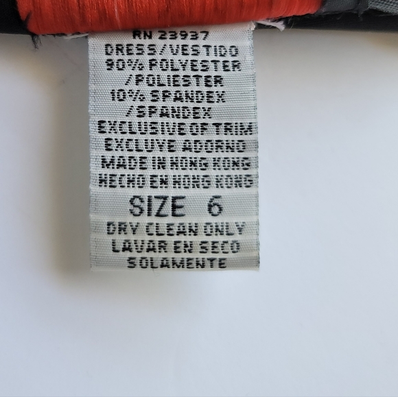 Vintage J.R. NITES by CALIENDO Size 6 Black Velvet Short Sleeve Beaded Dress - Picture 5 of 8